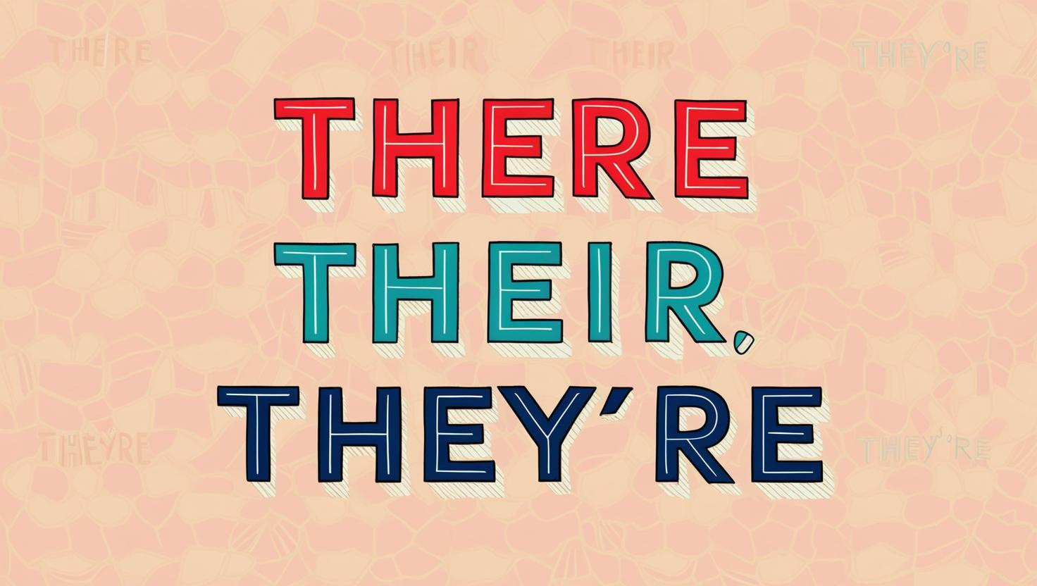they're their there poem