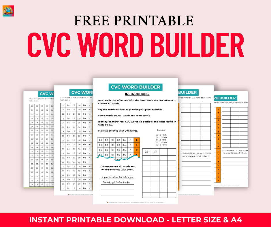 CVC WORD BUILDER