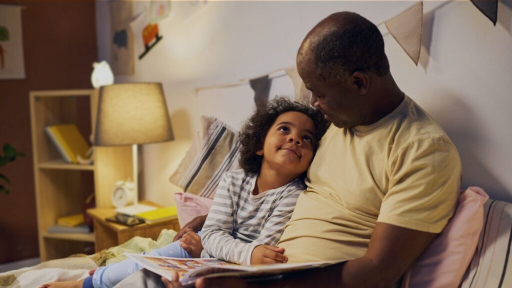 teach english reading stories at bedtime